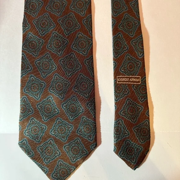 giorgio armani cravatte Silk Tie Men’s Size 56” L X 4” W - Picture 2 of 7